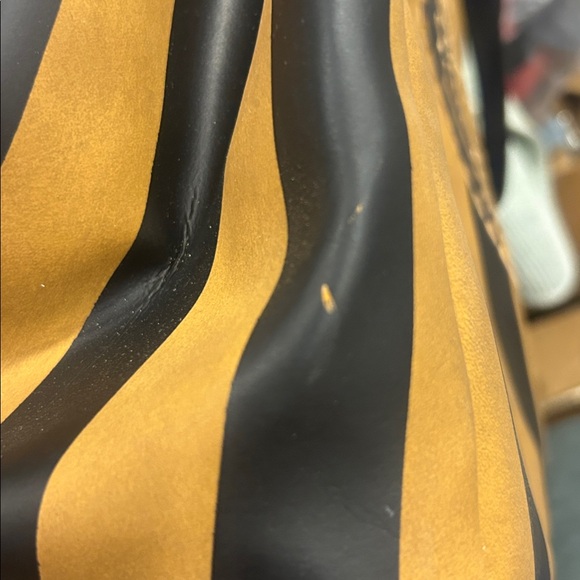 Carlos Falchi Sport Black and Gold Striped Tote Bag vintage 90’s - Picture 15 of 15